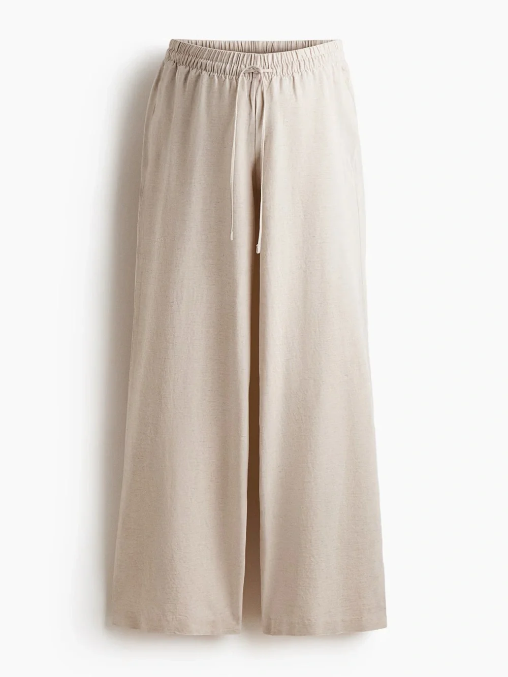H&M MAMA Sz Small Before & After Linen-Blend Pants